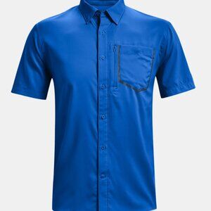 NWT Men's Blue Under Armour High Tide Short Sleeve